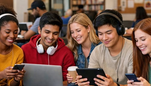 College students use digital tools to explore college choices